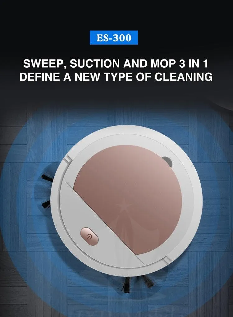 1800PA Multifunctional 3 in 1 Sweeping Robot Vacuum