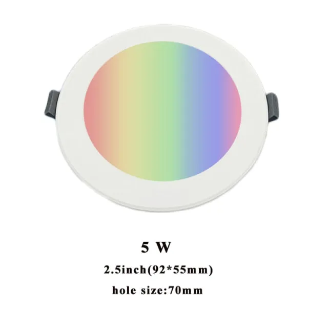 2021 New Tuya Zig bee 3.0 Smart  4 Inch RGBCW 10W Led Recessed Ceiling Light Voice Control Work With Alexa Google Home