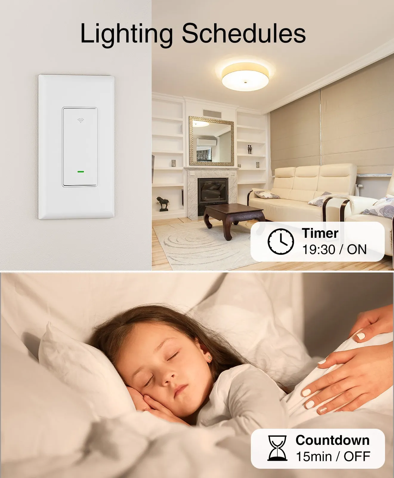 3-Way Smart Light Switch GHomeSmart® SW6