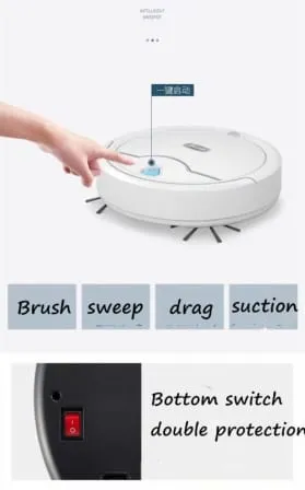 4 IN 1 Intelligent Sweeping Robot Vacuum Cleaner