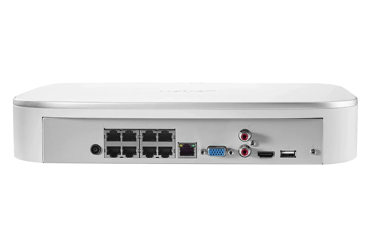 4K 8-Channel Network Video Recorder with Smart Motion Detection, Voice Control and Fusion Capabilities