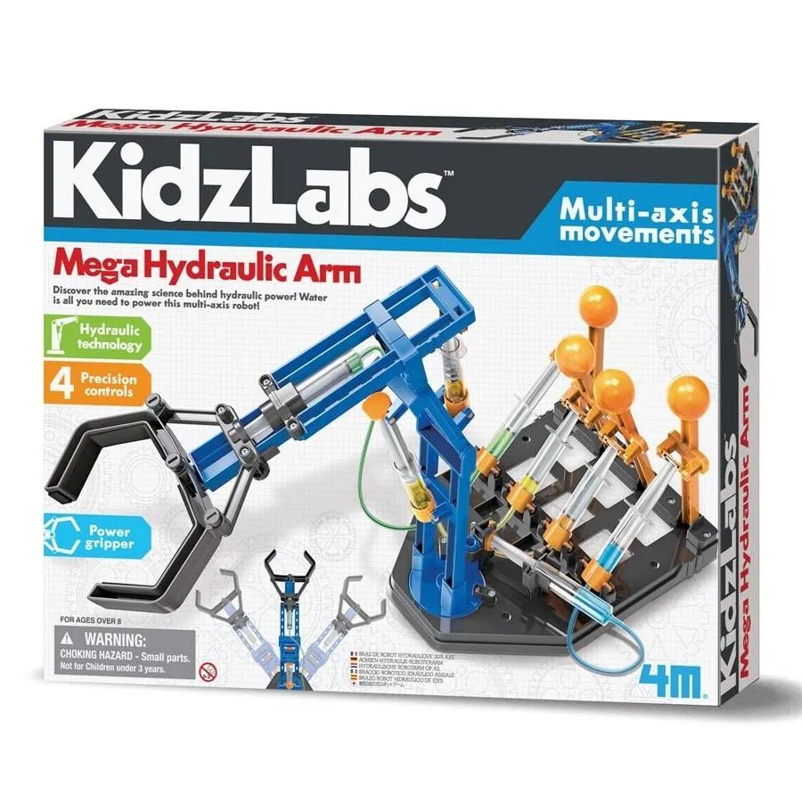 4M - KidzLabs Mega Hydraulic Robot Arm