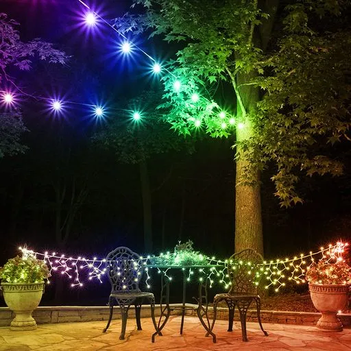 5 Meters Smart WiFi RGB Fairy Lights with 50 LEDs, IP65 for Outdoor Usage, IR Remote, APP & Voice Control