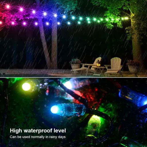 5 Meters Smart WiFi RGB Fairy Lights with 50 LEDs, IP65 for Outdoor Usage, IR Remote, APP & Voice Control