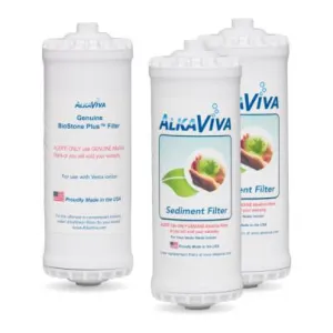 AlkaViva Vesta GL BioStone Plus & Sediment Filters, Replacement Pack