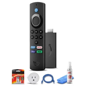 Amazon Fire TV Stick Lite (2021)   Smart Plug   Cat5 Cable   Batteries