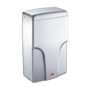 ASI 0196-2-93 Automatic Hand Dryer, 208-240 Volt, Surface-Mounted, Steel