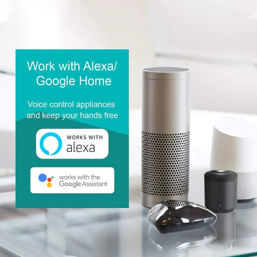 BLK300 New Broadlink RM Mini 3 (Works with Alexa and Google Assistant)