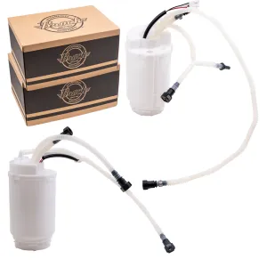 Brock Aftermarket Replacement Driver Left Passenger Right Fuel Pump Module Assembly Set Compatible With 2004-2007 Volkswagen Touareg 3.2L/3.6L/4.2L