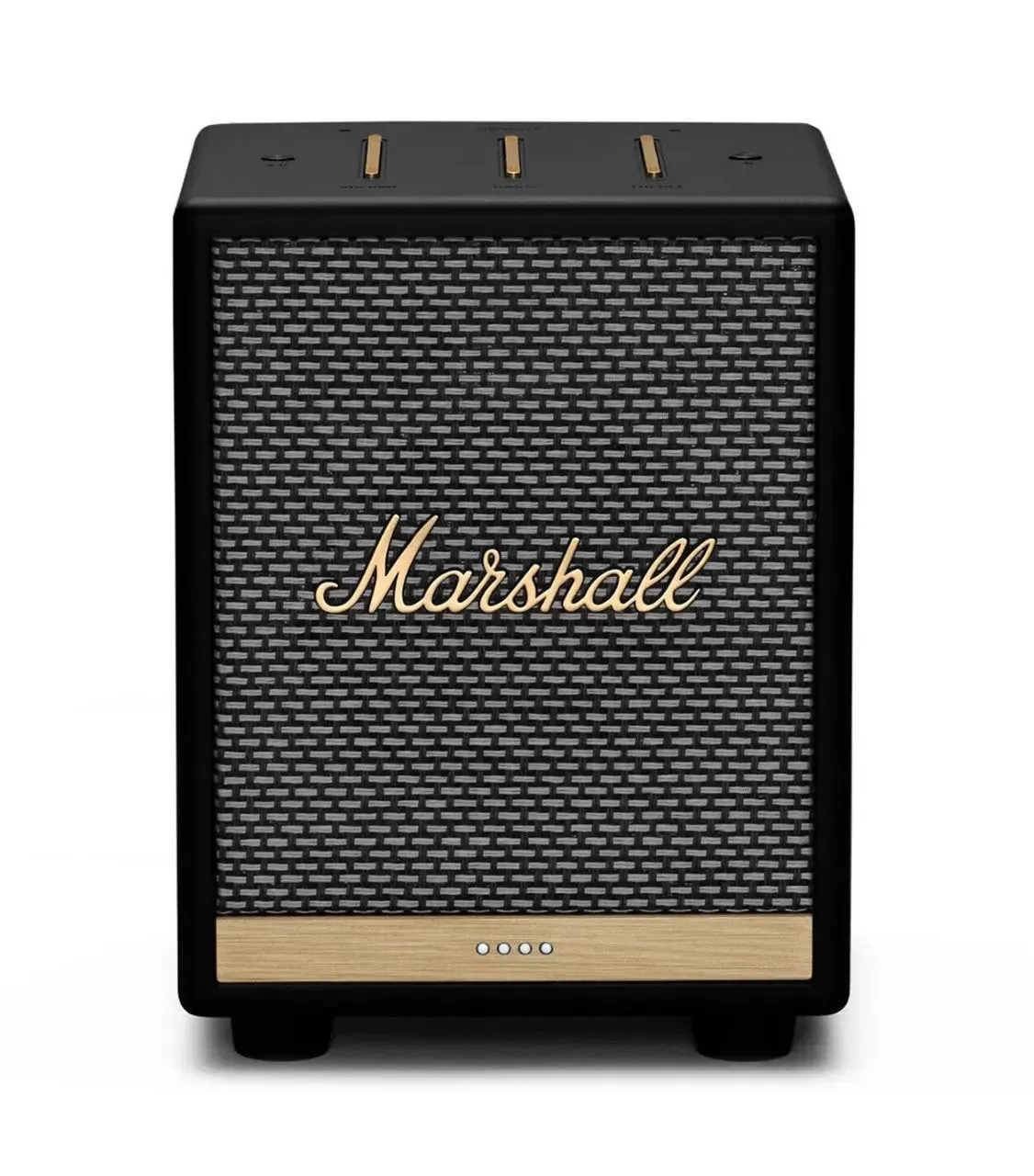 Certified Refurbished - Marshall Uxbridge Home Voice Speaker with Amazon Alexa Built-in, Black