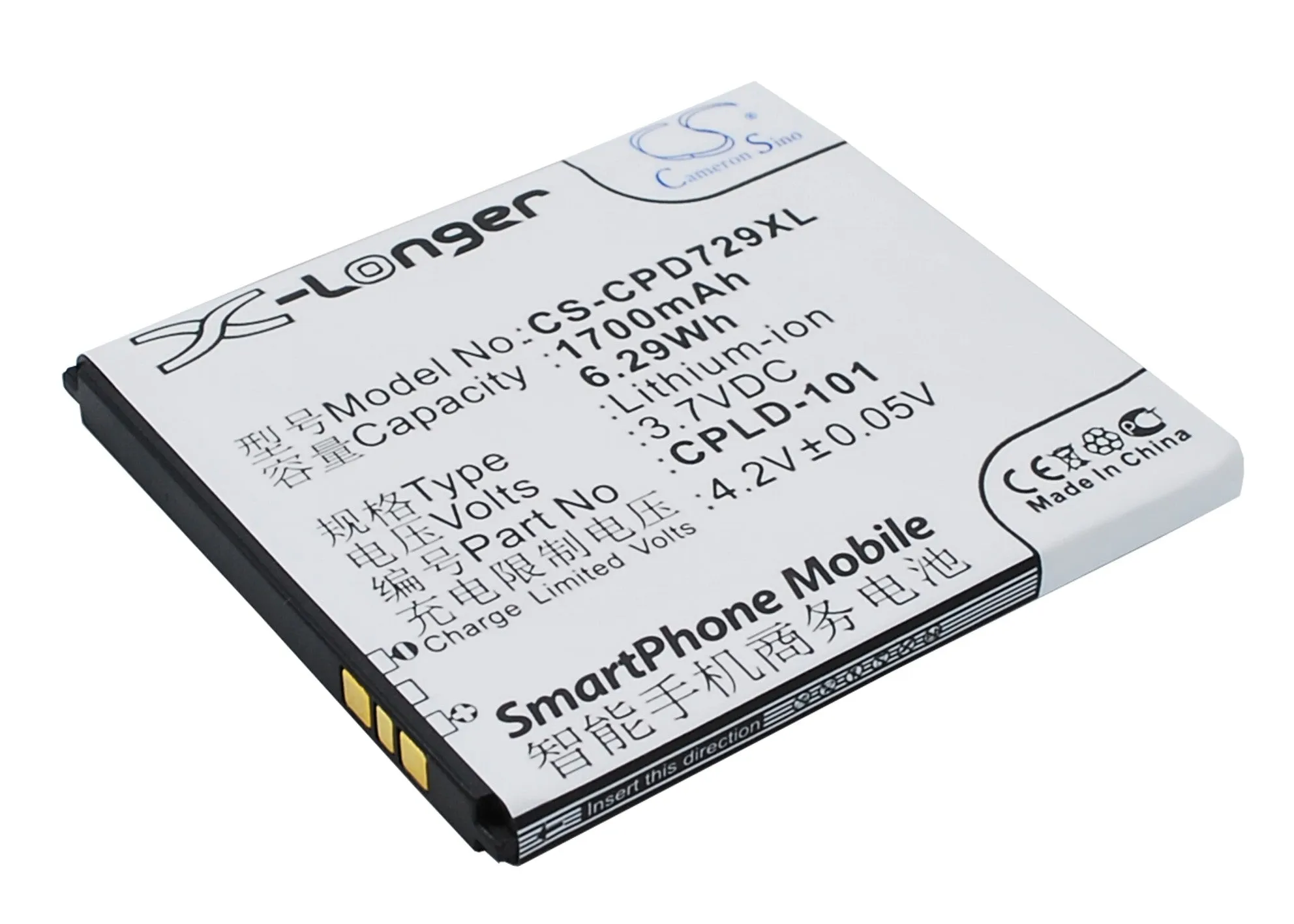 Coolpad CPLD-101 Battery Replacement for Mobile - Smartphone