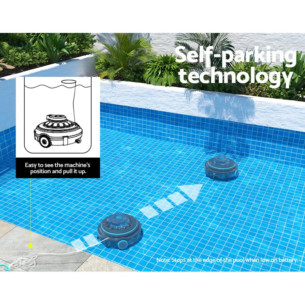 Cordless Robotic Pool Cleaner, Smart Vacuum, 80m² - Aquabuddy