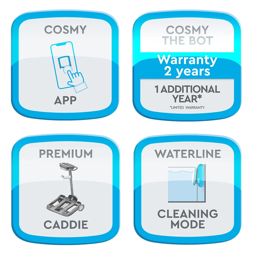 Cosmy the Bot 250 - Robotic Pool Cleaner