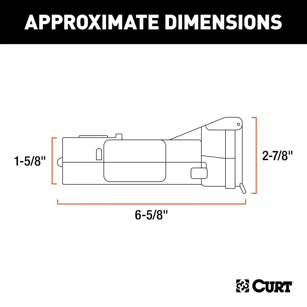 Curt Echo Mobile Trailer Brake Controller - 7- Way (Bluetooth Connection)