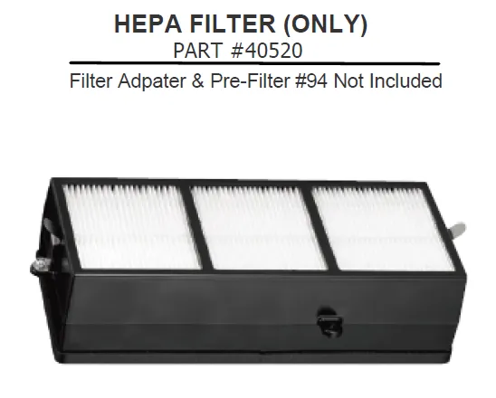 Excel Dryer XLERATOR® 40520 Certified HEPA Filter (Replacement Only)