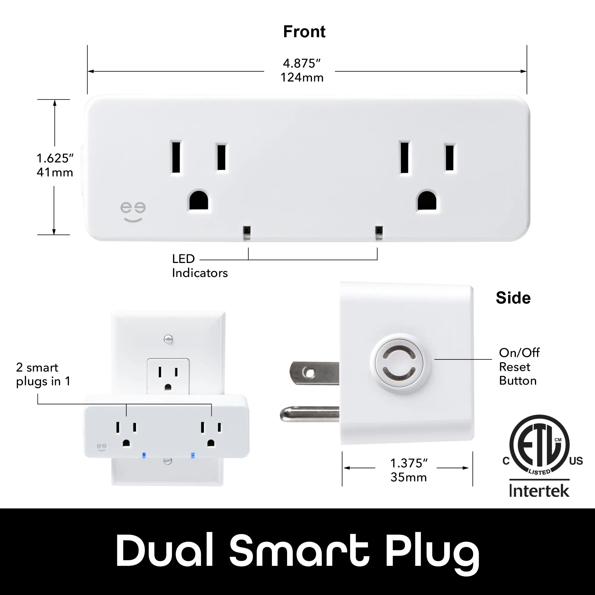 Geeni Switch Duo Double Plug