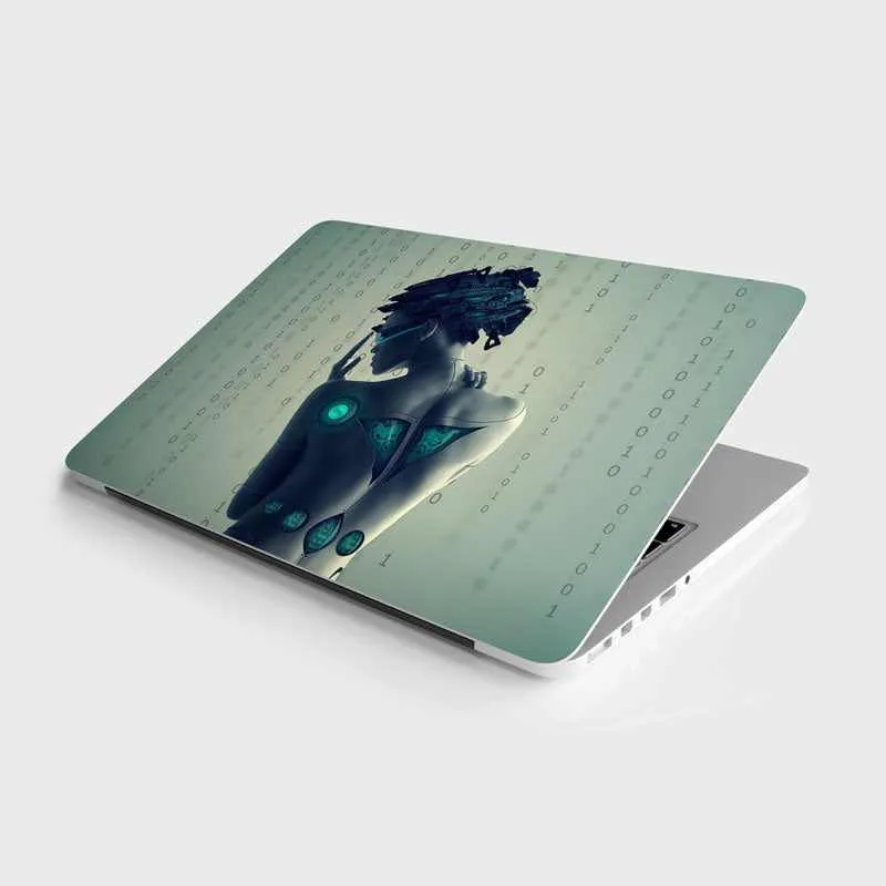 Girl Robot Laptop Skin