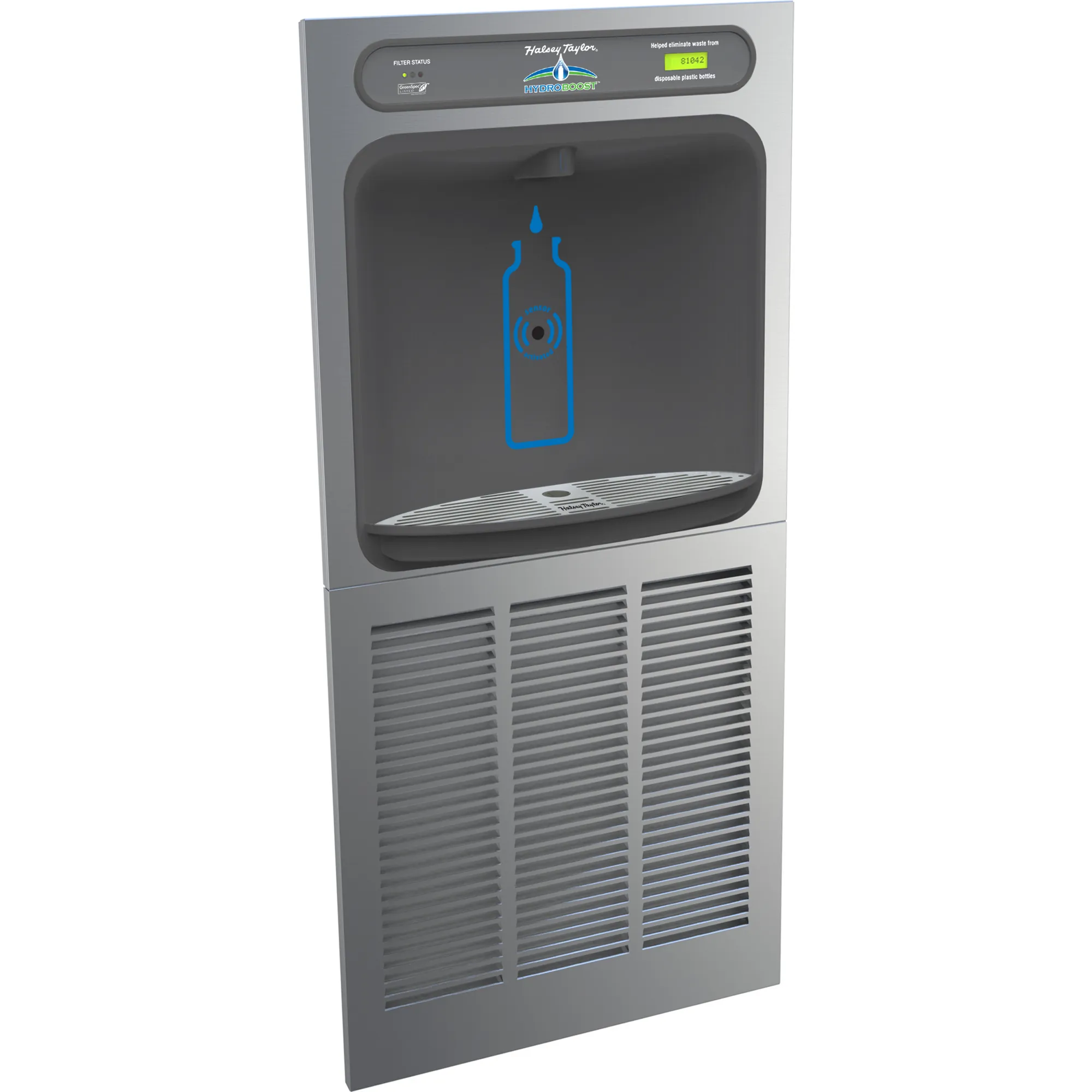 Halsey Taylor HTHBGRN8LM-WF | In-wall Bottle Filler | Filtered, High-efficiency chiller, Hands-free