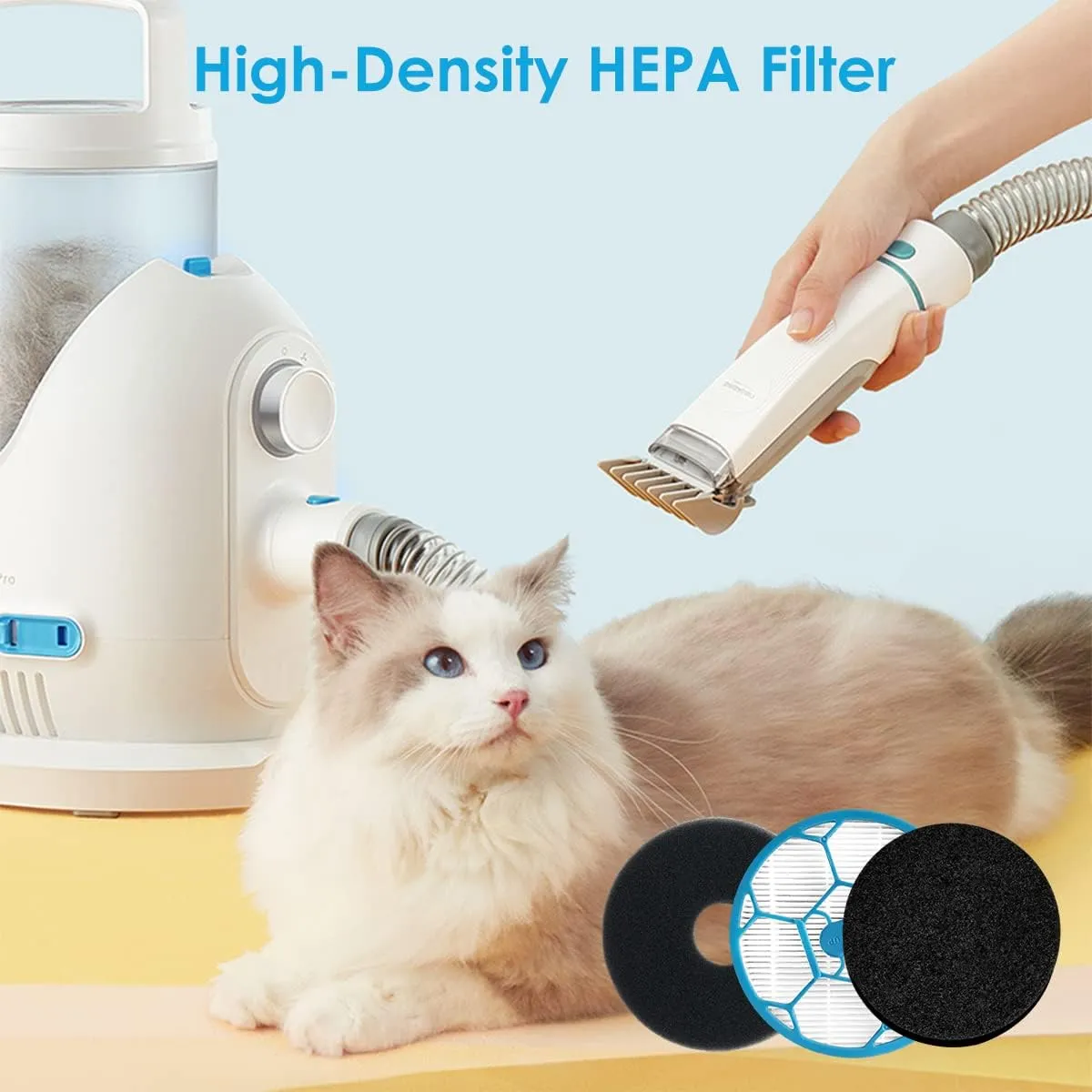 High-Density HEPA Filters, Blades & Foam Set for Neakasa P2 Pro