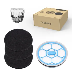 High-Density HEPA Filters, Blades & Foam Set for Neakasa P2 Pro