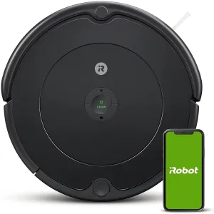 iRobot Roomba 692 Robot Vacuum-Wi-Fi Connectivity, Personalized Cleaning Recommendations, Works with Alexa, Good for Pet Hair, Carpets, Hard Floors, Self-Charging, Charcoal Grey