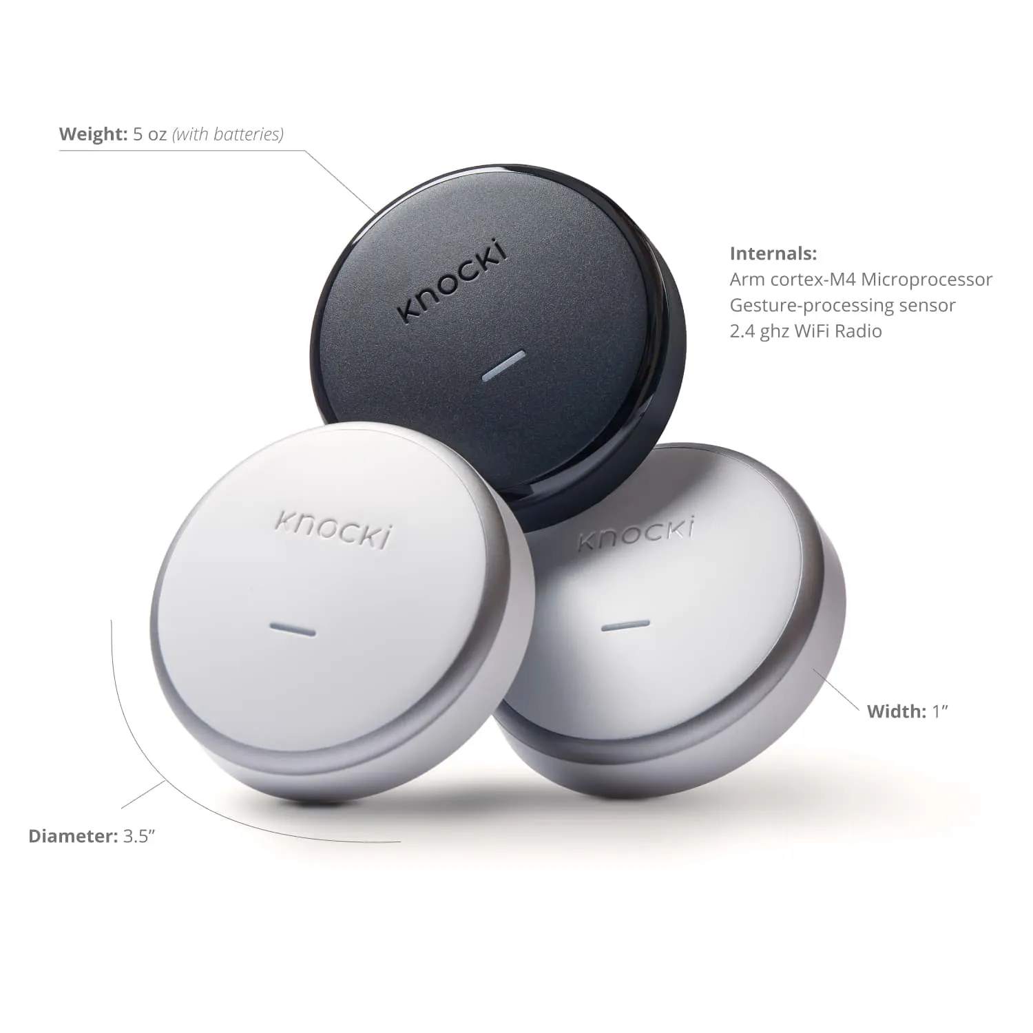 Knocki Original Smart Device - Add Touch Control to Any Surface