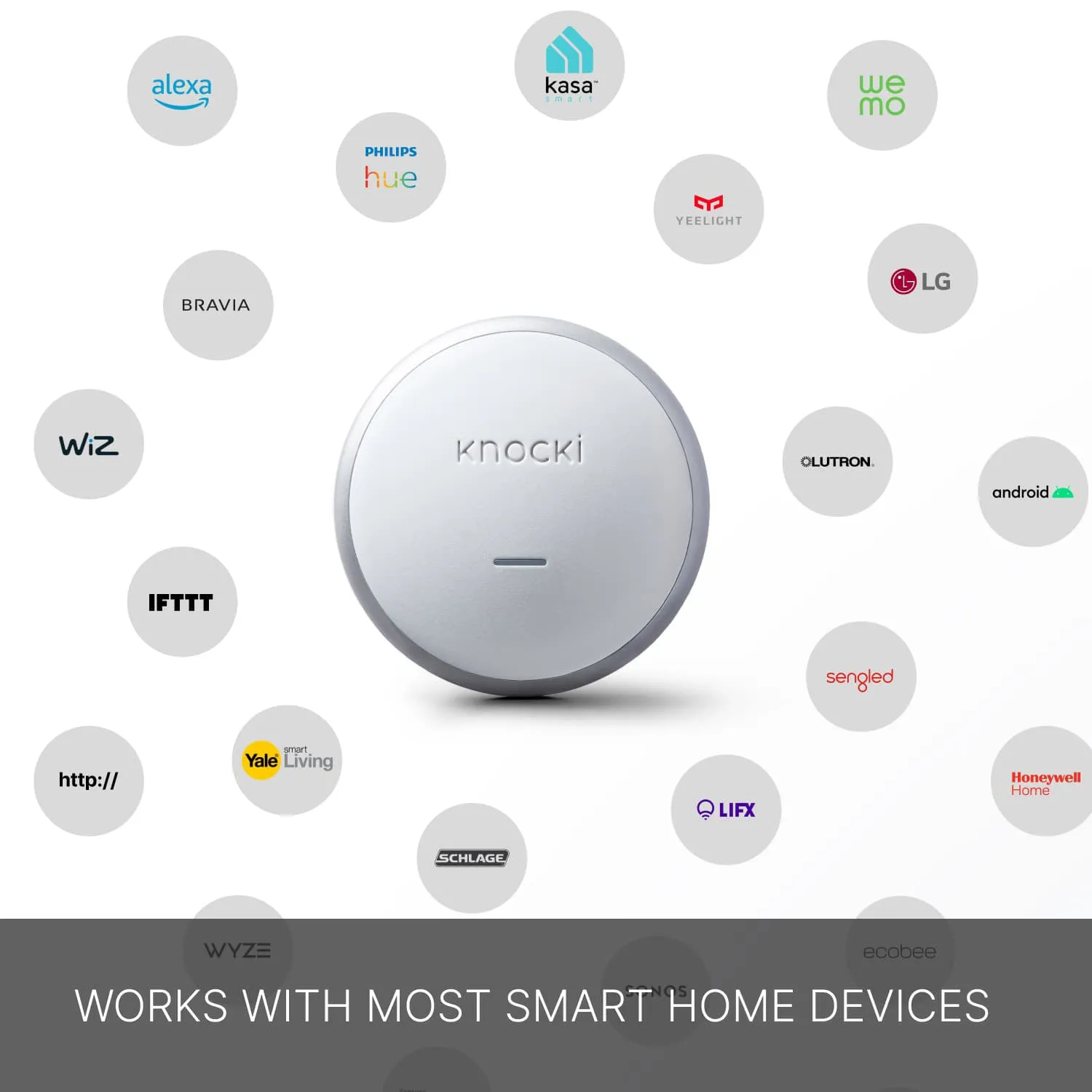 Knocki Original Smart Device - Add Touch Control to Any Surface