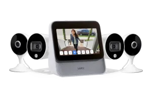 Lorex Smart Home Security Center with Two 1080p Outdoor and Two 2K Indoor Wi-Fi Security Cameras