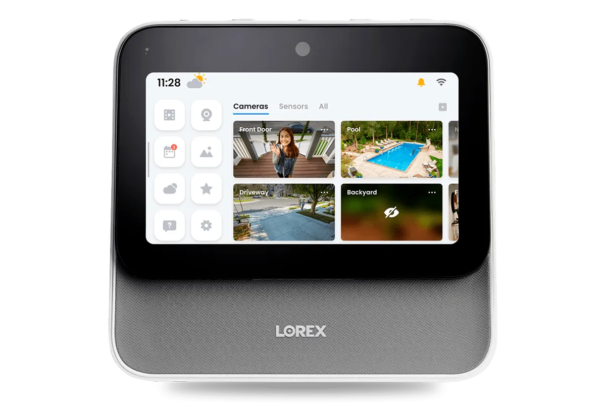 Lorex Smart Home Security Center with Two 1080p Outdoor and Two 2K Indoor Wi-Fi Security Cameras