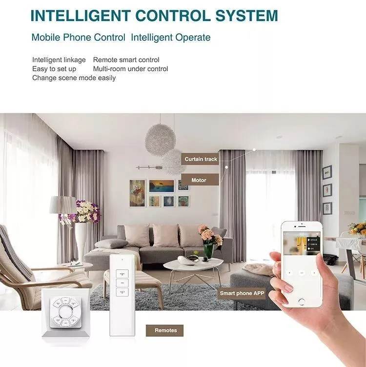 MCS100 Smart Motorized Curtain Solution (Works with Alexa and Google Assistant)