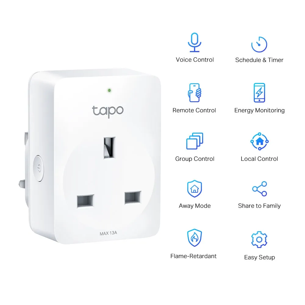 Mini Smart Wi-Fi Socket, Energy Monitori