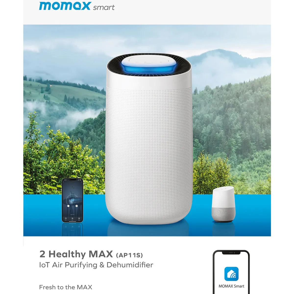 Momax 2 Healthy MAX Smart 2-in-1 Air Purifying Dehumidifier (AP11SUKW)