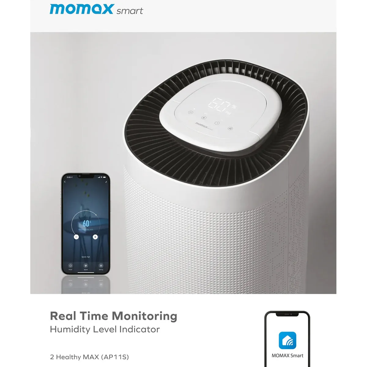 Momax 2 Healthy MAX Smart 2-in-1 Air Purifying Dehumidifier (AP11SUKW)