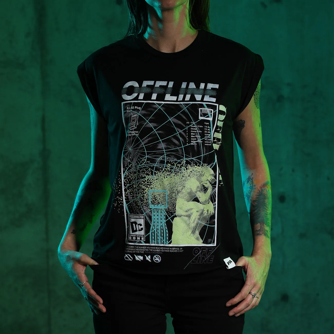 Offline Women's Rolled Cuff Tee