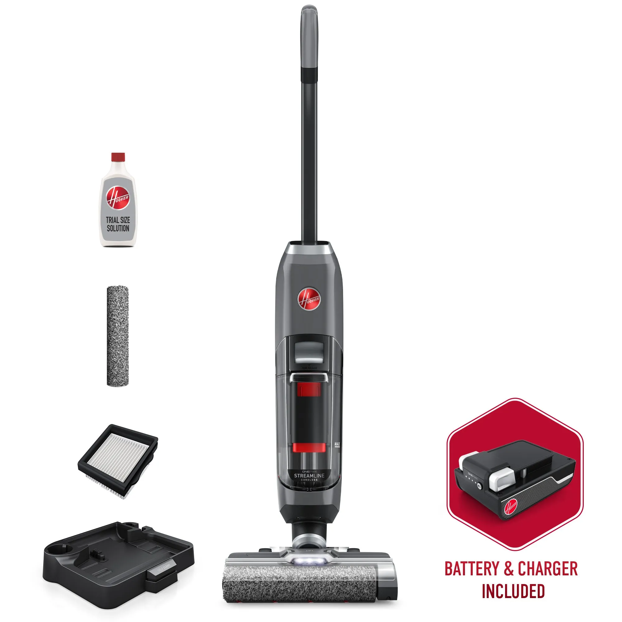 ONEPWR Streamline Cordless Hard Floor Wet Dry Vacuum with Boost Mode