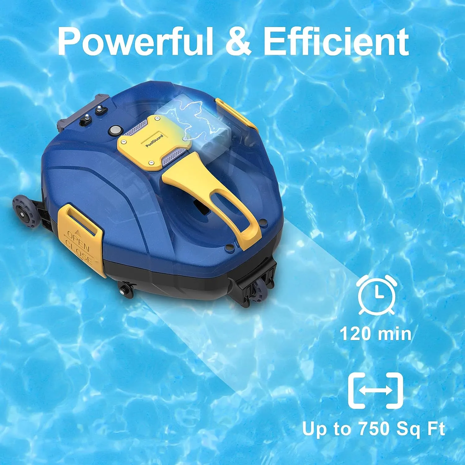 PoolGuard Cordless Rechargeable Robotic Pool Cleaner