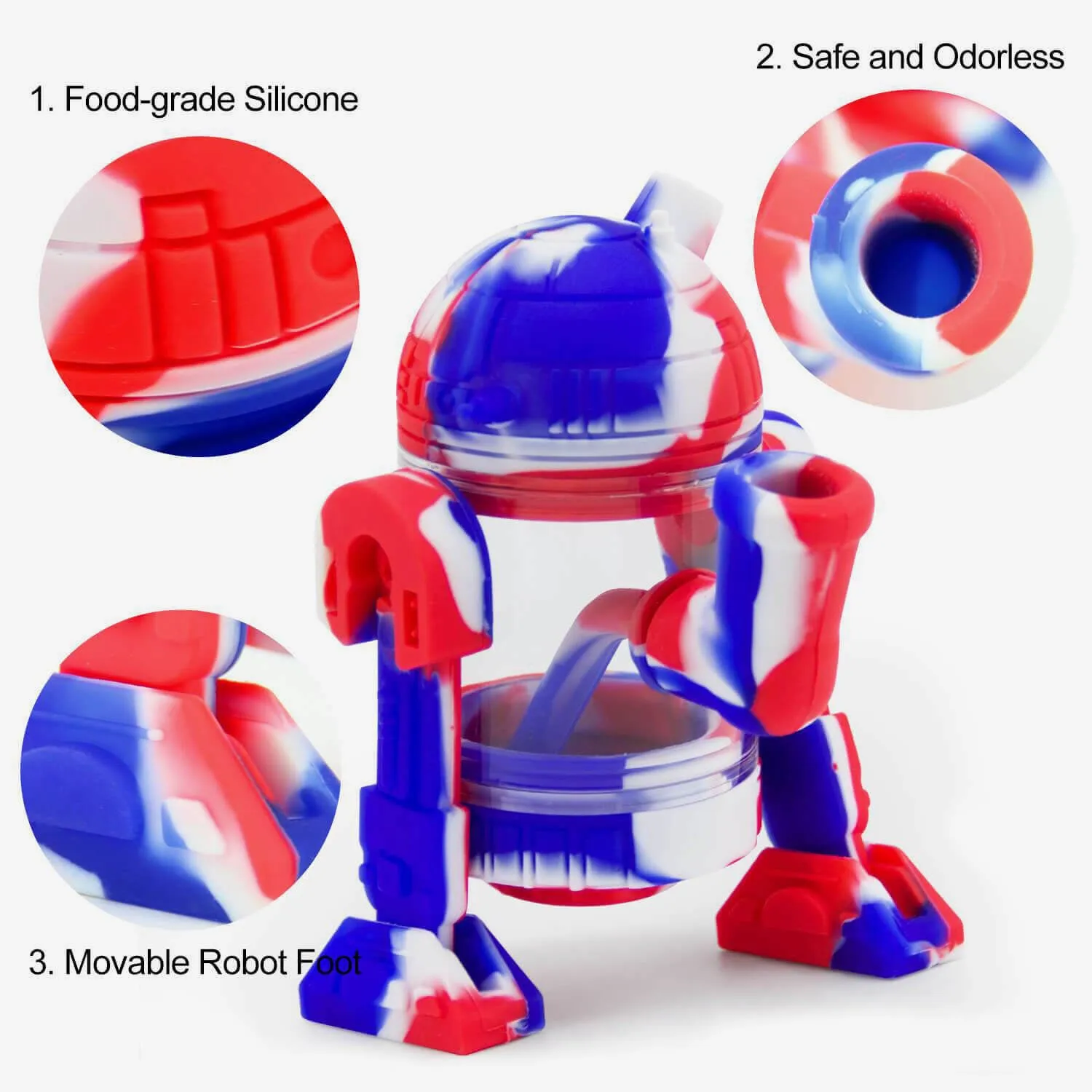 R2D2 Silicone Bubbler