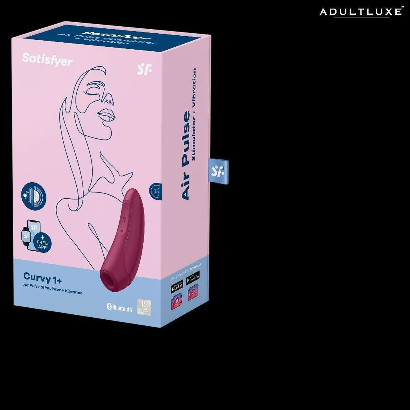 Satisfyer Curvy 1  Remote Control Vibrator With App