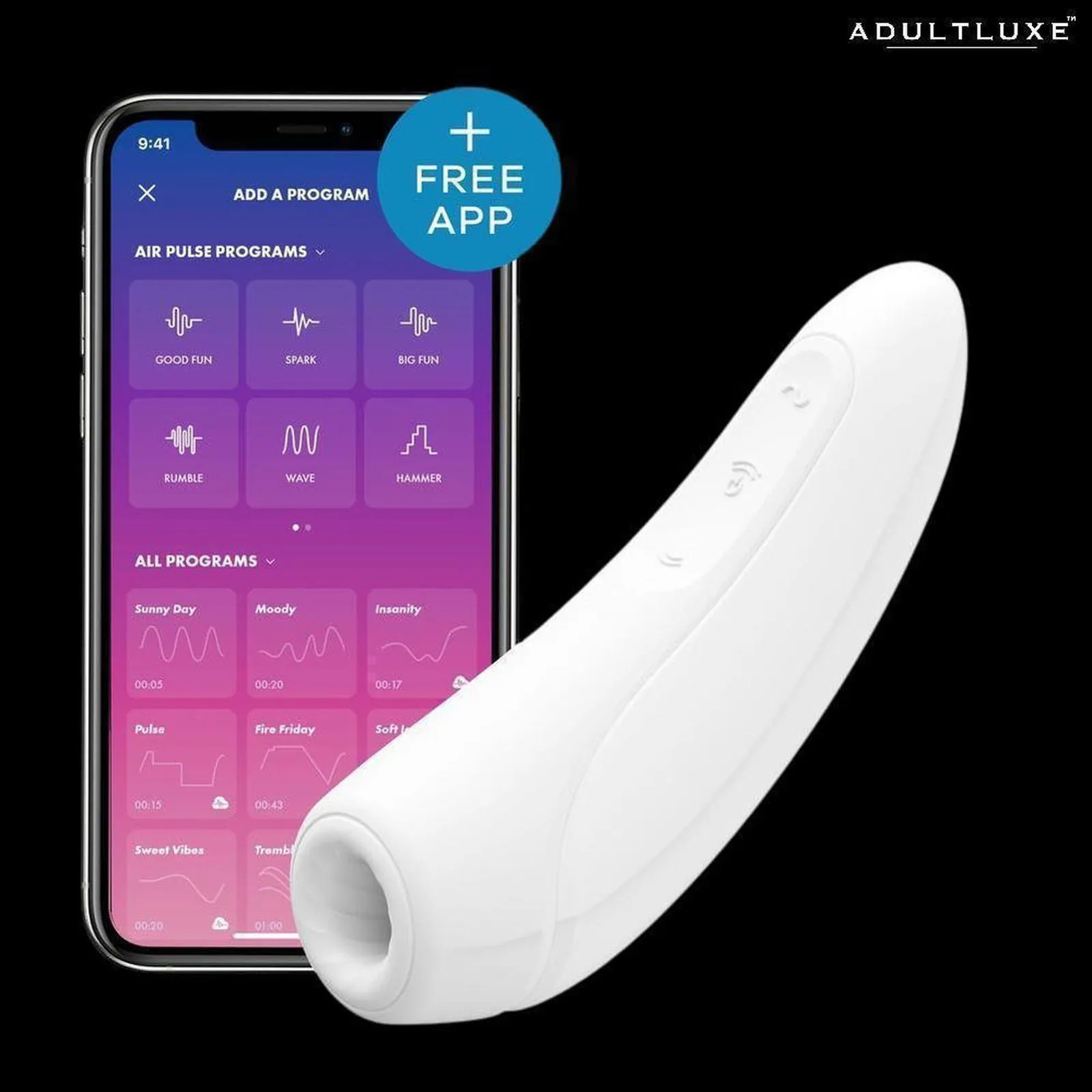 Satisfyer Curvy 1  Remote Control Vibrator With App