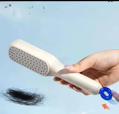 Self-Cleaning Hairbrush