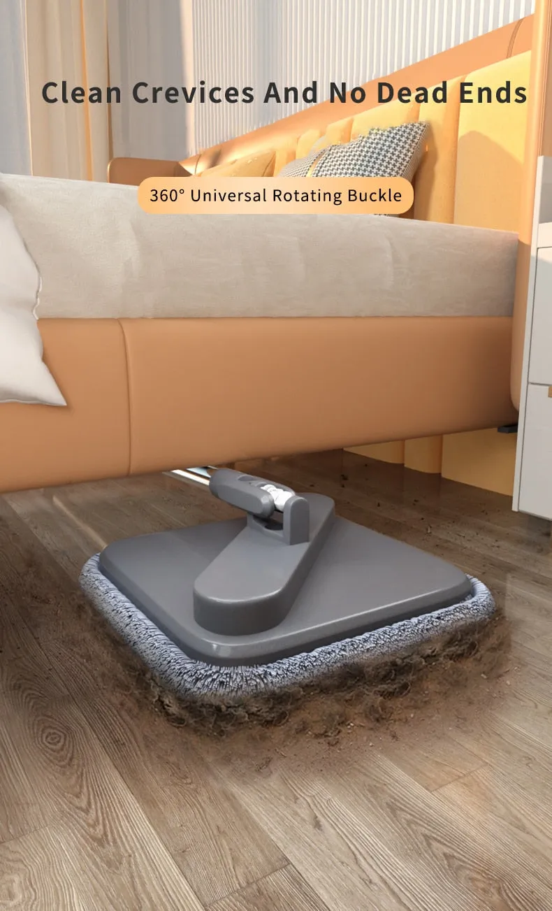 Self-Cleaning Rotary Square Mop With Bucket