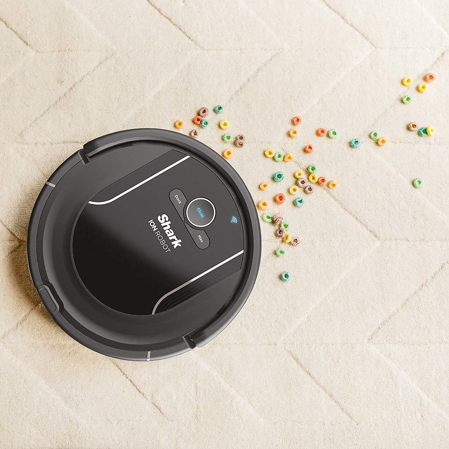 SHARK ION Robot Vacuum R85 WiFi-Connected with Powerful Suction, XL Dust Bin, Self-Cleaning Brushroll and Voice Control with Alexa or Google Assistant (RV850)