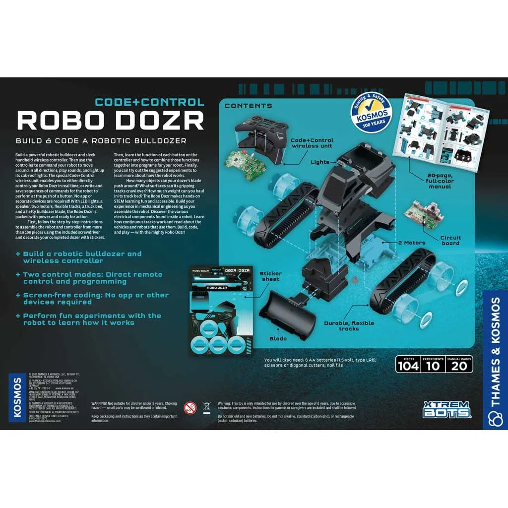 Thames & Kosmos Code & Control: Robo Dozr Robotics Kit