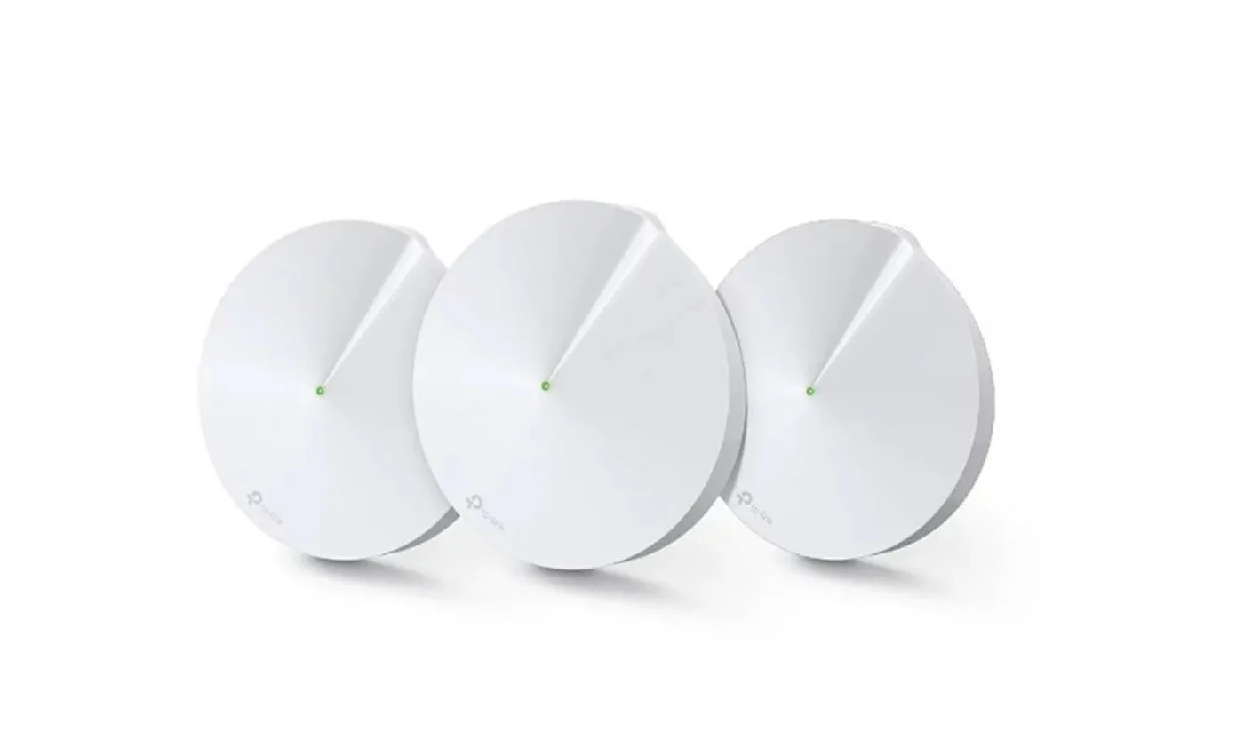 TP-Link Deco M9 Plus AC2200 Tri-Band Wi-Fi System with Built-In Smart Hub, 3-pack