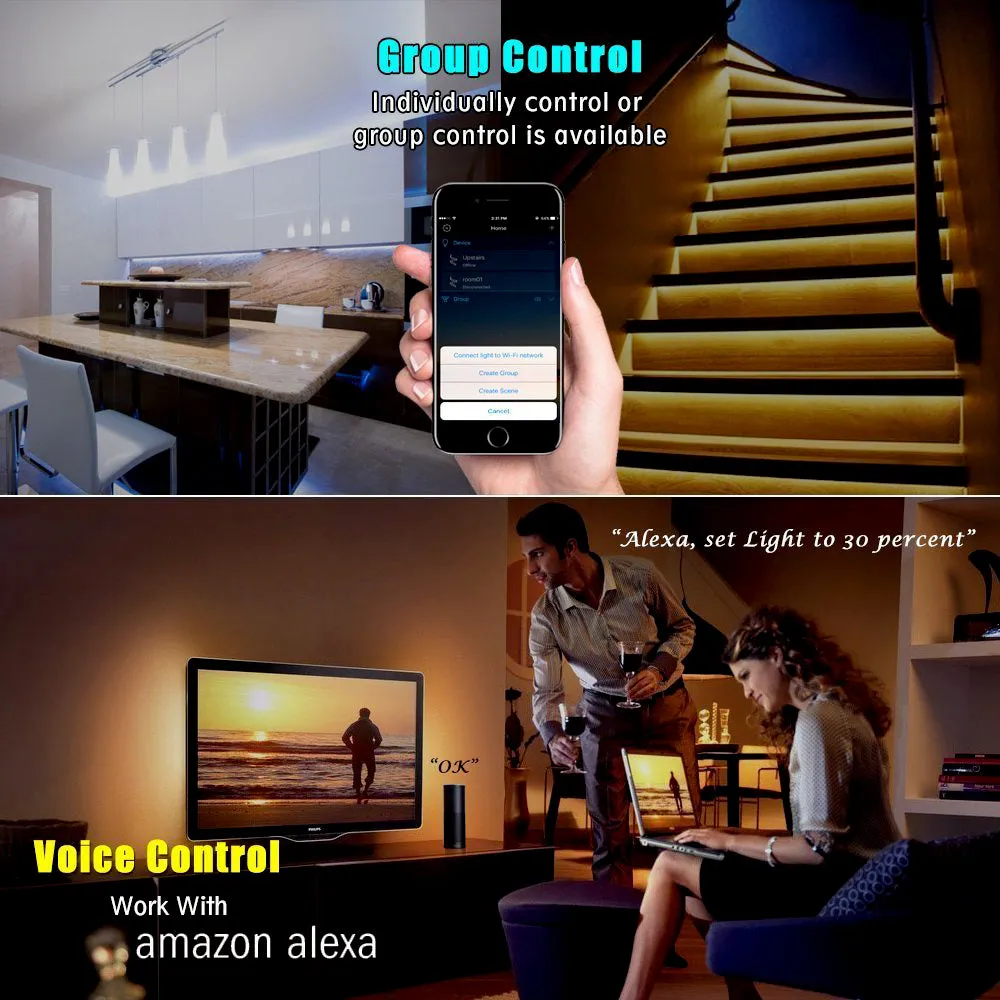 WiFi Controller for Color-Changing LED Strips T483 - Use with Your Smartphone