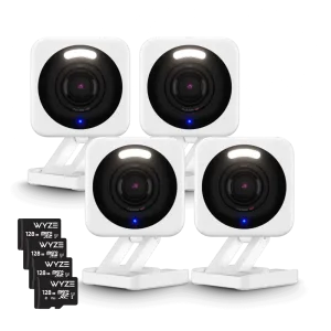 Wyze Cam v4 Home Security Bundle