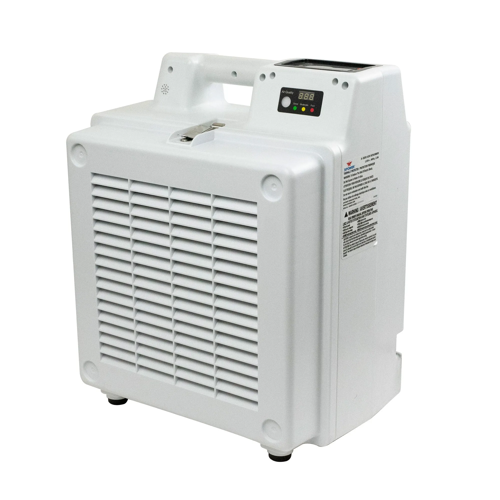 XPOWER X-2800 Commercial 5 Stage Filtration HEPA Purifier System, Negative Air Machine, Airborne Air Cleaner, Mini Air Scrubber with PM2.5 Air Sensor