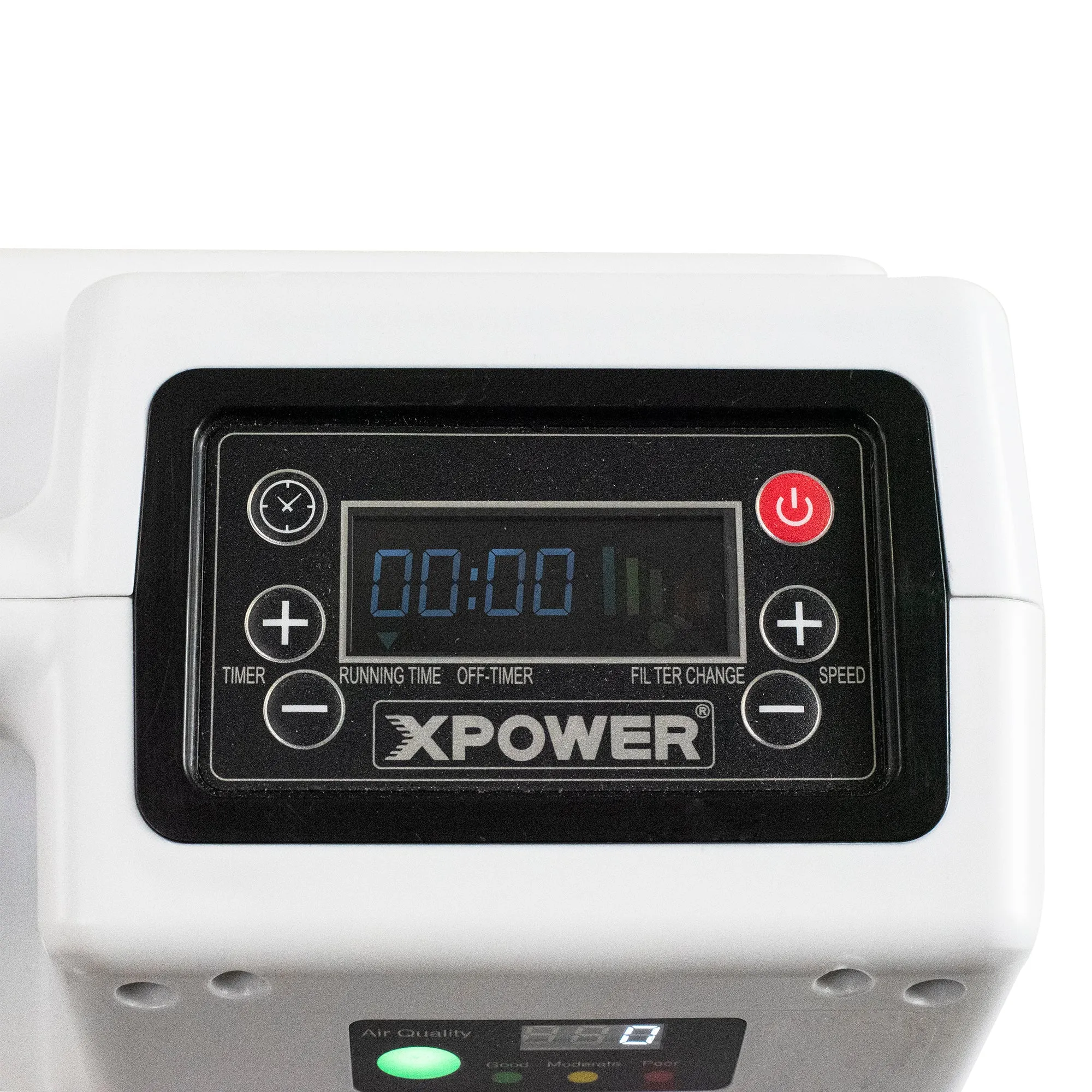 XPOWER X-2830 Commercial 4 Stage Filtration HEPA Purifier System, Negative Air Machine, Airborne Air Cleaner, Mini Air Scrubber with PM2.5 Air Sensor